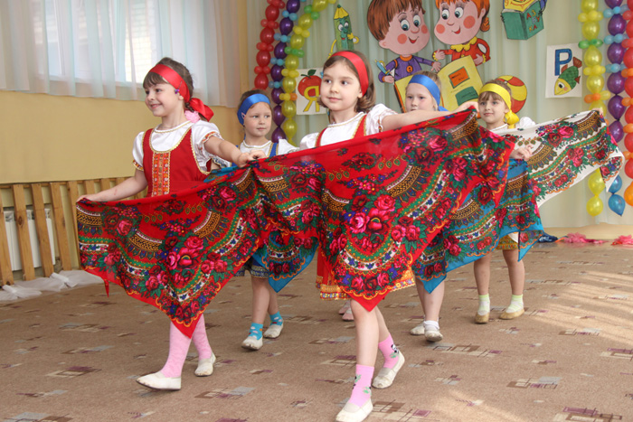 Платок русский танец